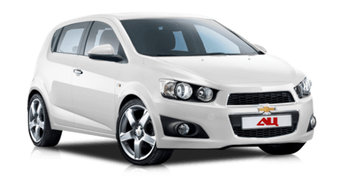Chevrolet Aveo Хэтчбек Белый